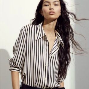 Silky Stripped Blouse